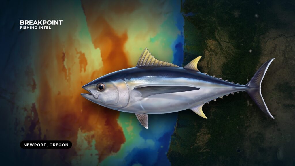 Albacore Tuna Fishing off Newport, Oregon: Bar to Edge
