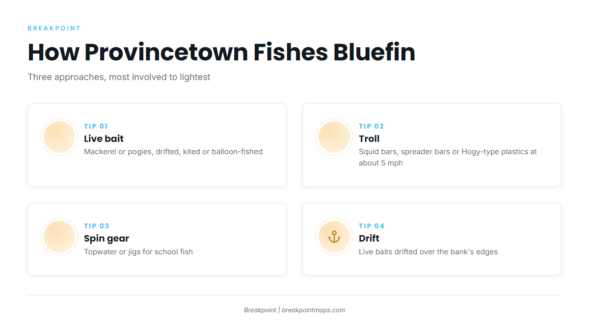 How bluefin are fished out of Provincetown