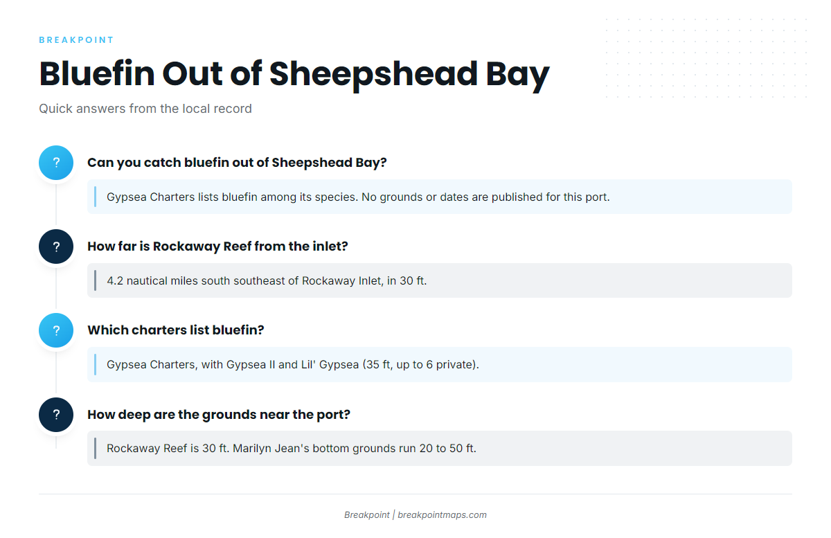 FAQ: Atlantic bluefin tuna fishing out of Sheepshead Bay