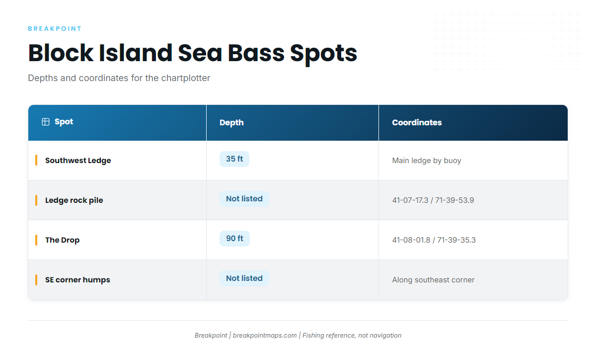 Where Boats Run for Sea Bass