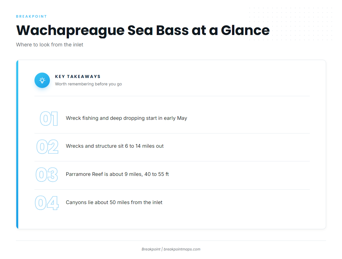 When black sea bass are off Wachapreague