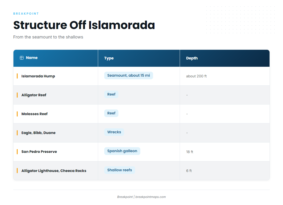 Grounds and structure off Islamorada