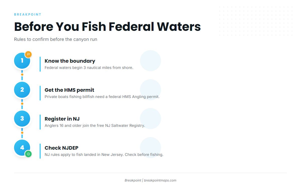 Regulations for marlin from Wildwood