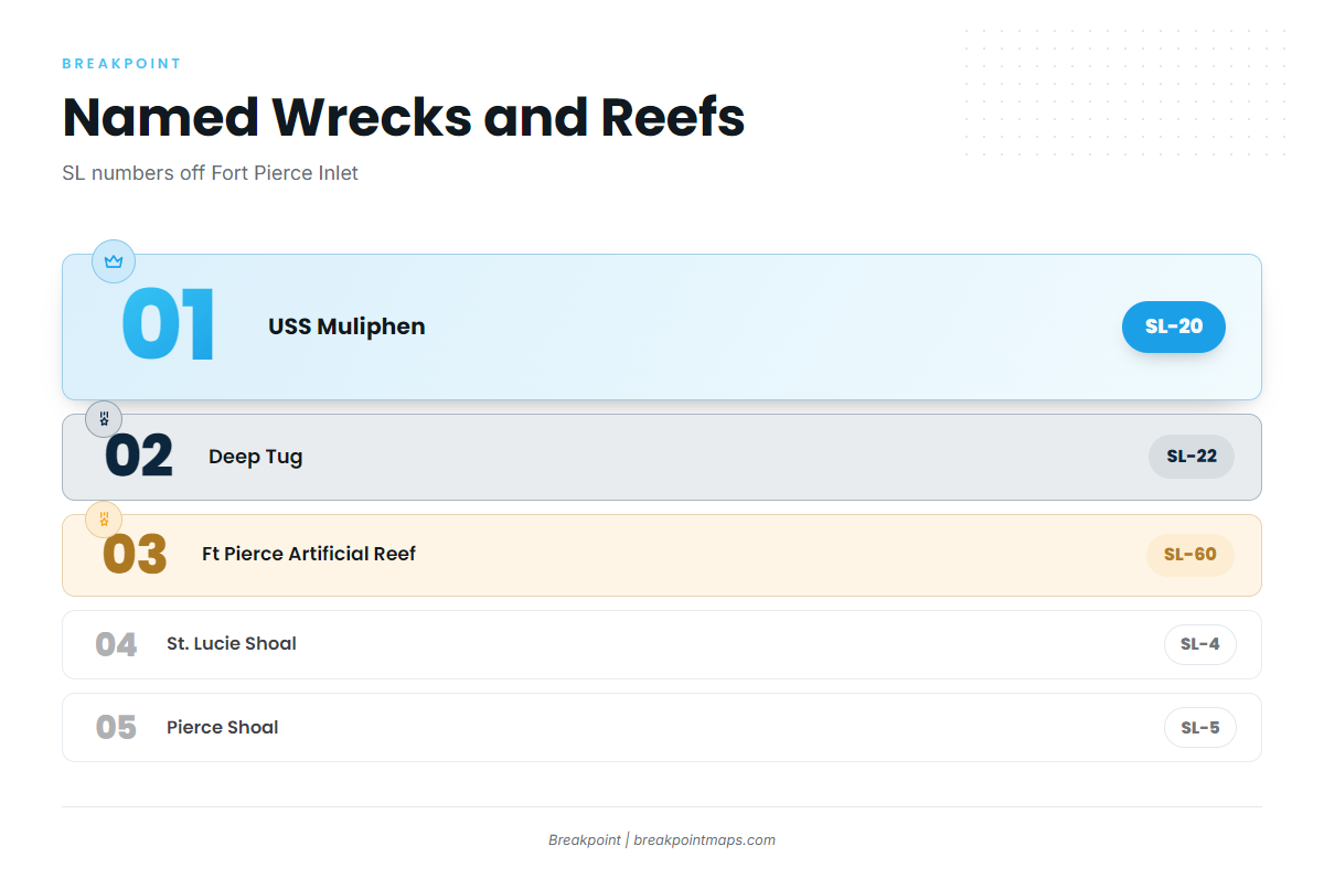 Named grounds off the inlet