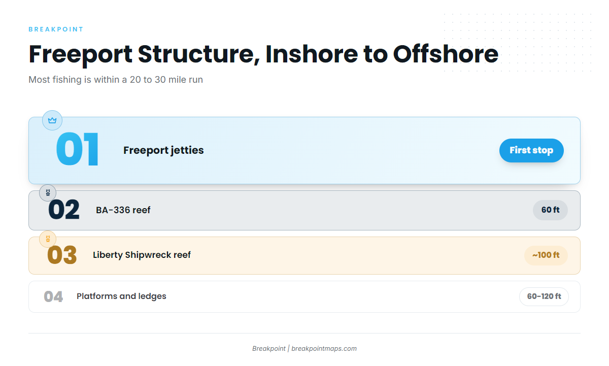 Where Freeport boats run for cobia
