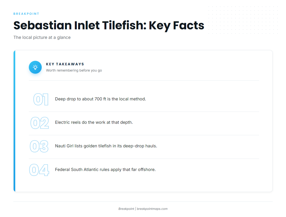 How golden tilefish are fished here, and who fishes them