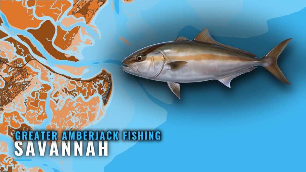 Greater Amberjack Fishing Out of Savannah: Grounds by Depth