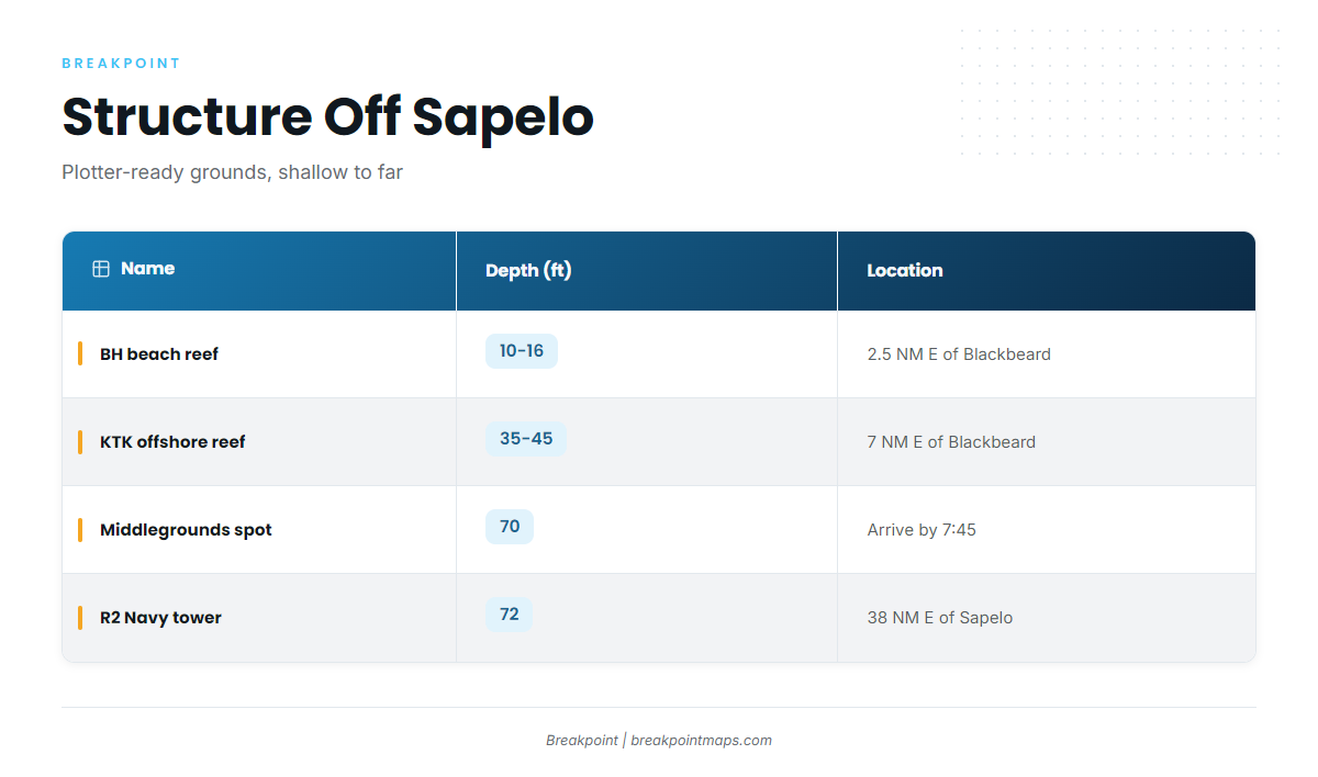 Grounds and structure off Sapelo