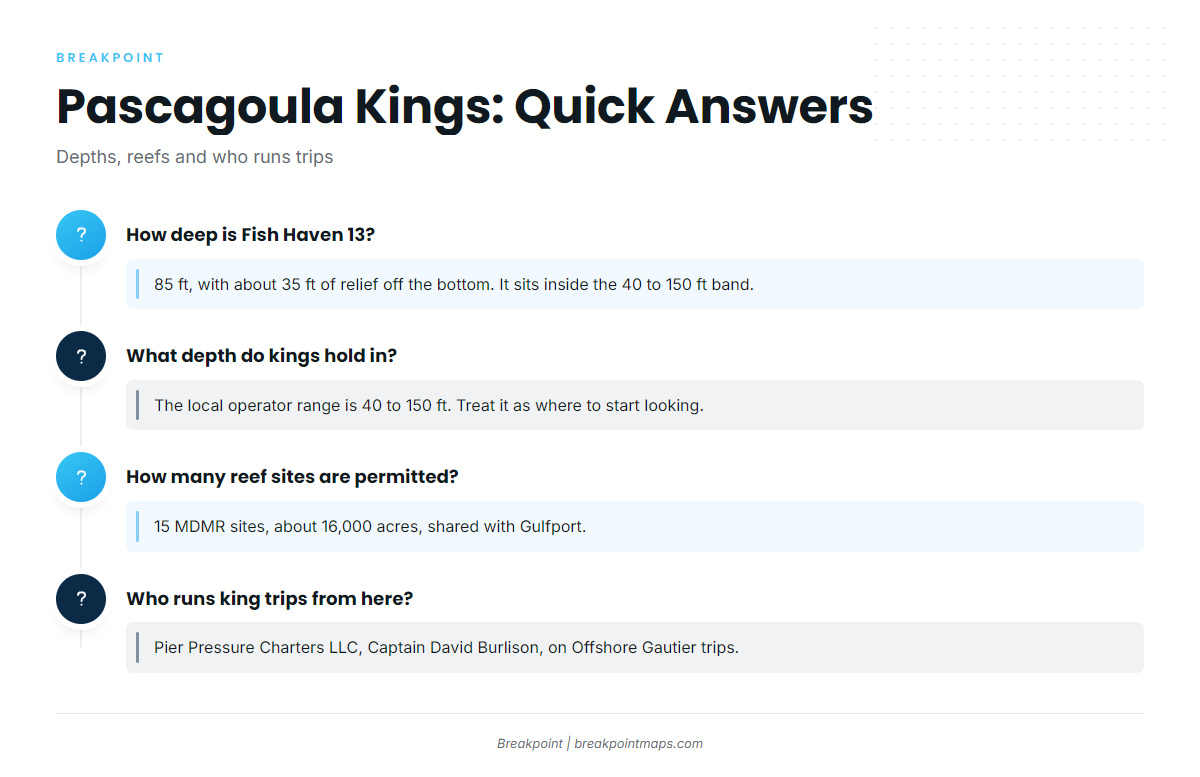 FAQ: King Mackerel Fishing Out of Pascagoula