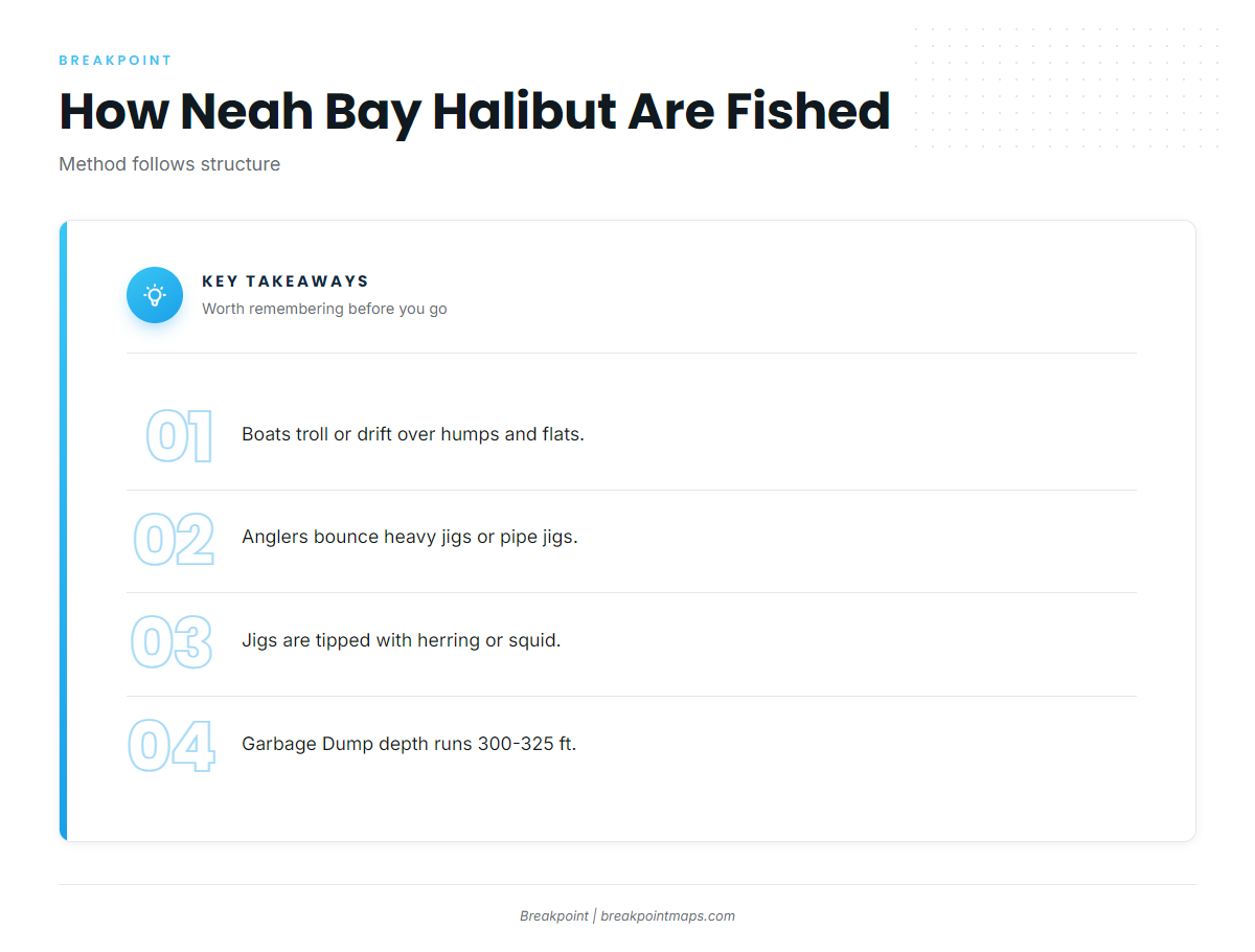 How halibut are fished out of Neah Bay