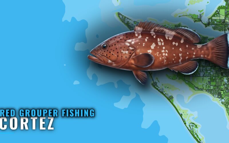 Red grouper fishing out of Cortez: reefs, runs and boats