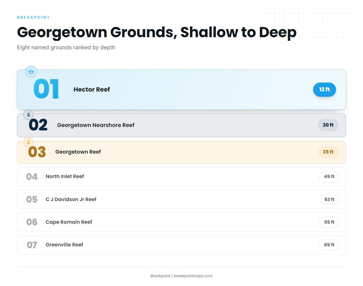 Where boats run from Georgetown