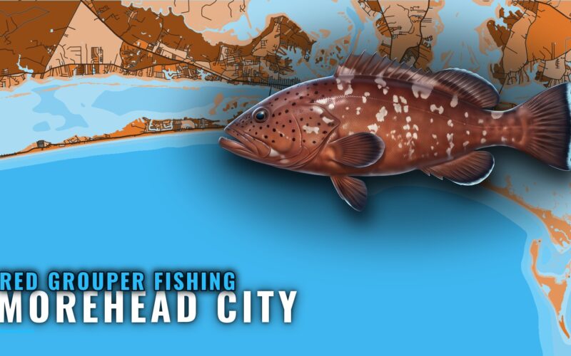 Red grouper fishing out of Morehead City: reefs and wrecks