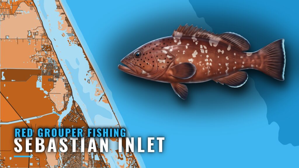 Red grouper fishing out of Sebastian Inlet: reefs, ledges