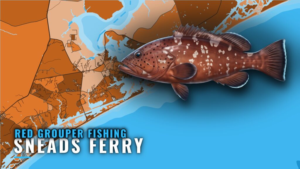 Red grouper fishing out of Sneads Ferry: depths and grounds