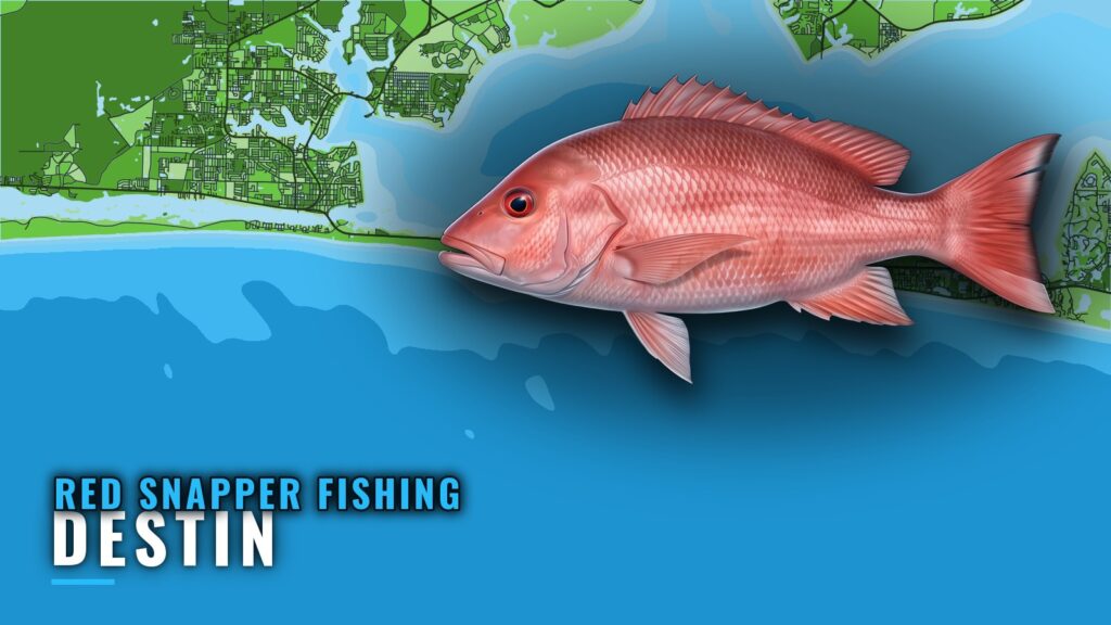 Red snapper fishing out of Destin: reefs, wrecks, runs