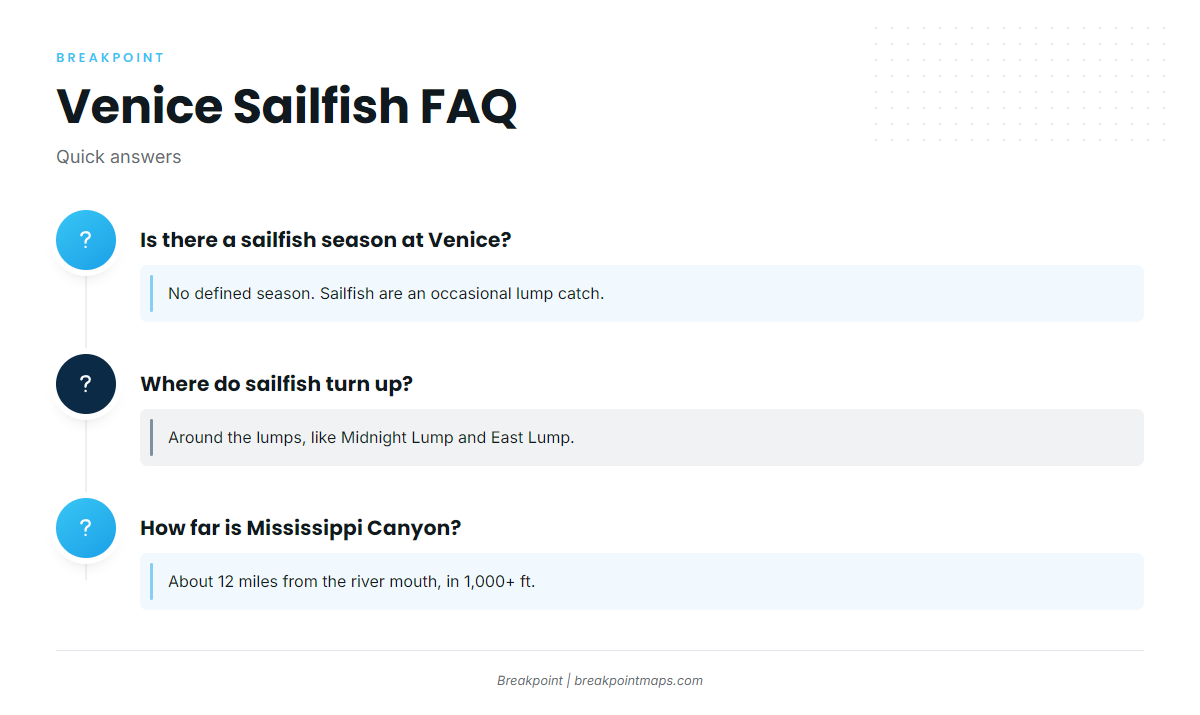 FAQ: sailfish out of Venice