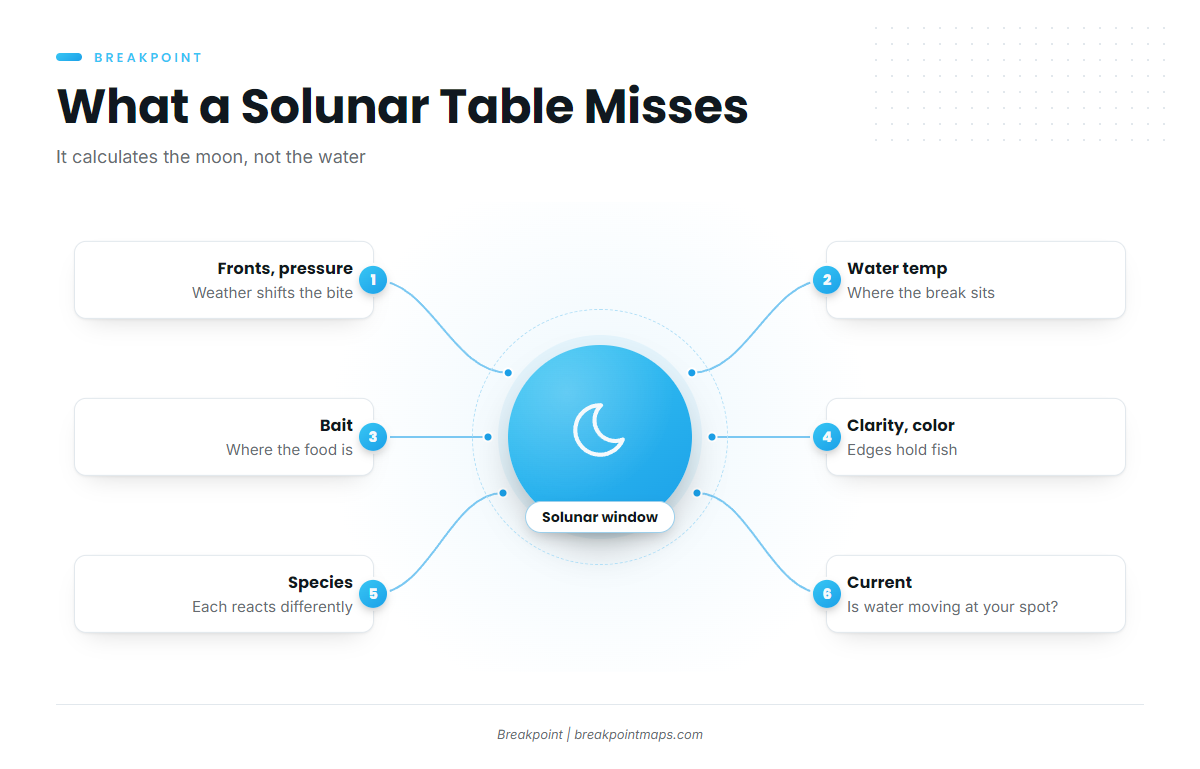 What are solunar tables?