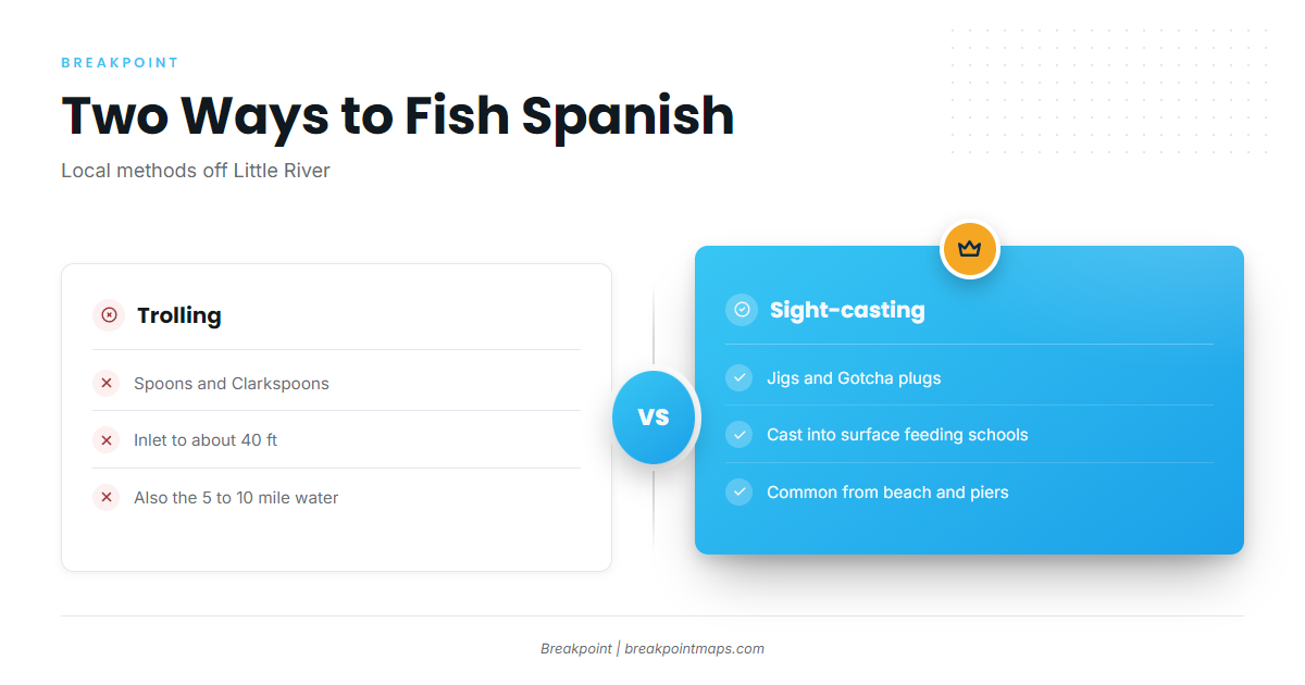 How Spanish are fished here