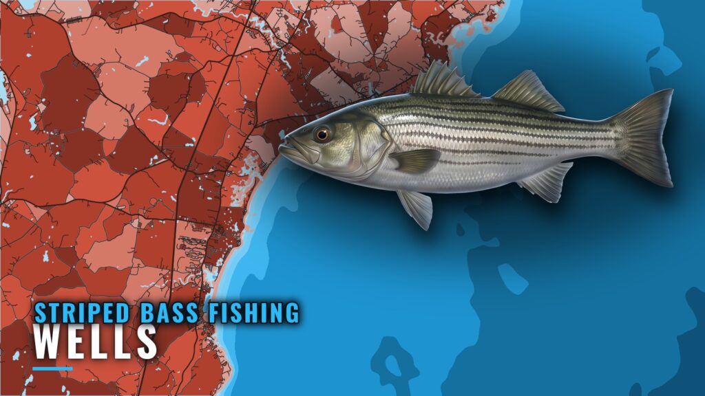 Striped Bass Fishing out of Wells: Runs, Grounds, Bait