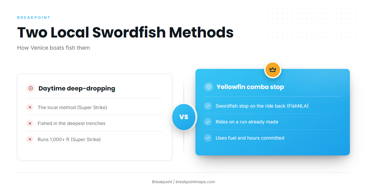 How swordfish are fished out of Venice
