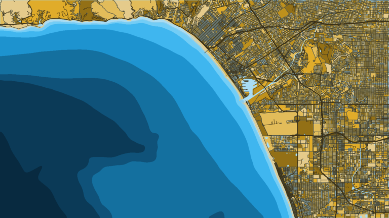 Illustration of Marina del Rey, The Santa Monica Bay base for bluefin, yellowtail and white seabass.