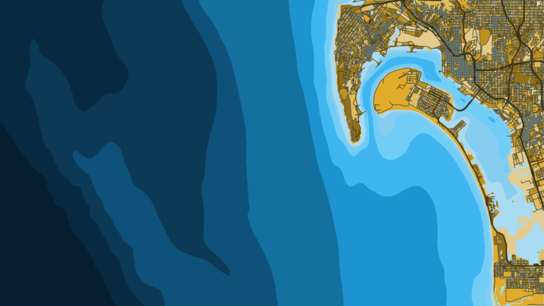 Illustration of San Diego, Point Loma’s landings, with trips from half-day to multi-day long-range. The Coronado Islands lie across the border.