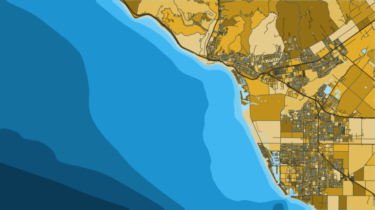 Illustration of Ventura, A short run to the Channel Islands for rockfish, white seabass and yellowtail.