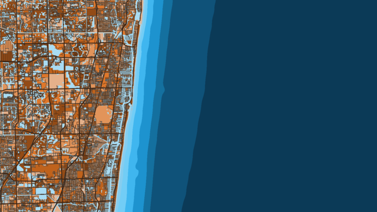 Illustration of Pompano Beach, drift fishing and kingfish.