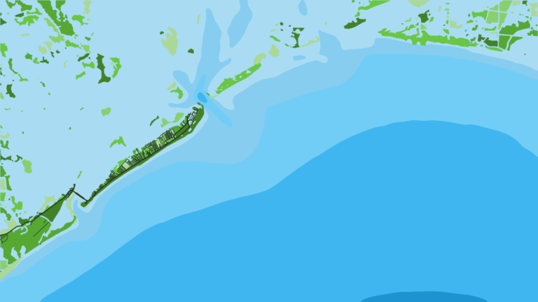 Illustration of Grand Isle, A barrier-island port for nearshore and offshore fishing, and host of the International Grand Isle Tarpon Rodeo.