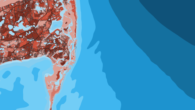 Illustration of Chatham, monomoy rips, stripers, seals and sharks, tuna east of the Cape, and the Monomoy Shootout.