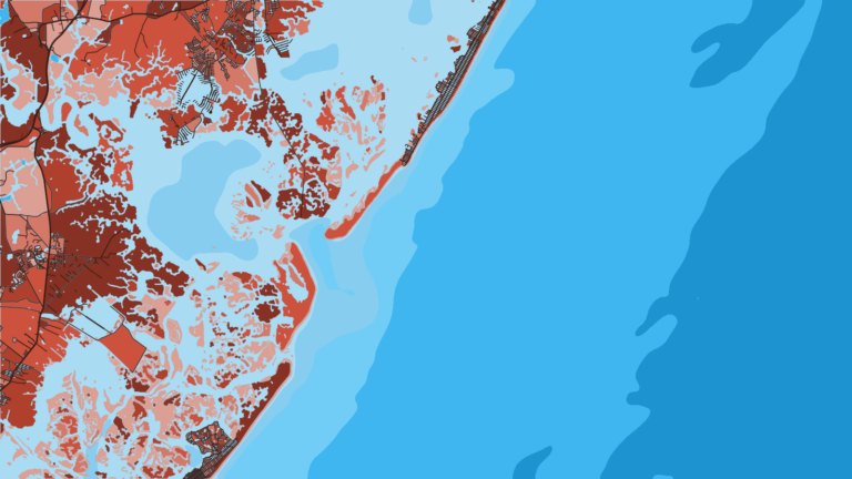 Illustration of Beach Haven, Southern LBI charters working Little Egg Inlet, the bay and nearshore reefs.