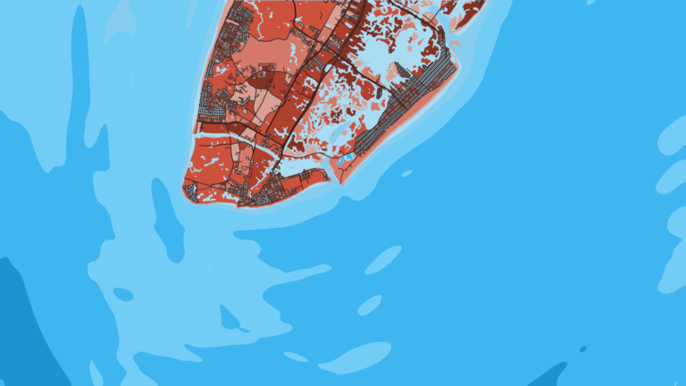 Illustration of Cape May, southern canyon access toward Wilmington, plus Delaware Bay.