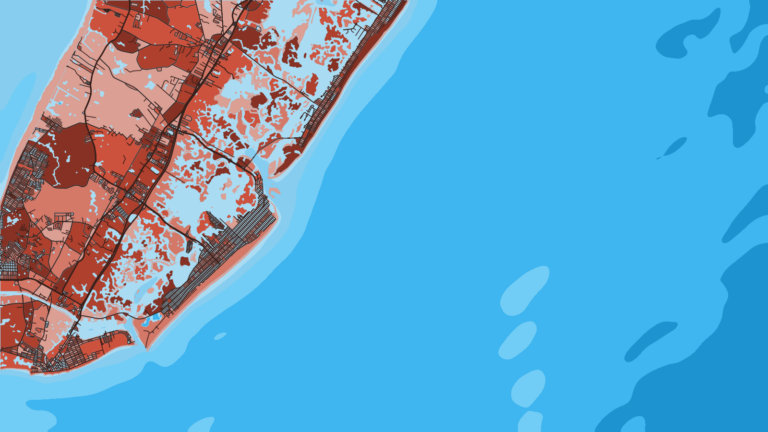 Illustration of Wildwood, A large charter and party boat fleet near Cape May Inlet.