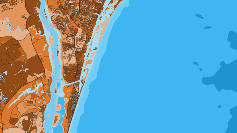 Illustration of Carolina Beach, A charter and head boat fleet working nearshore reefs and the Stream.