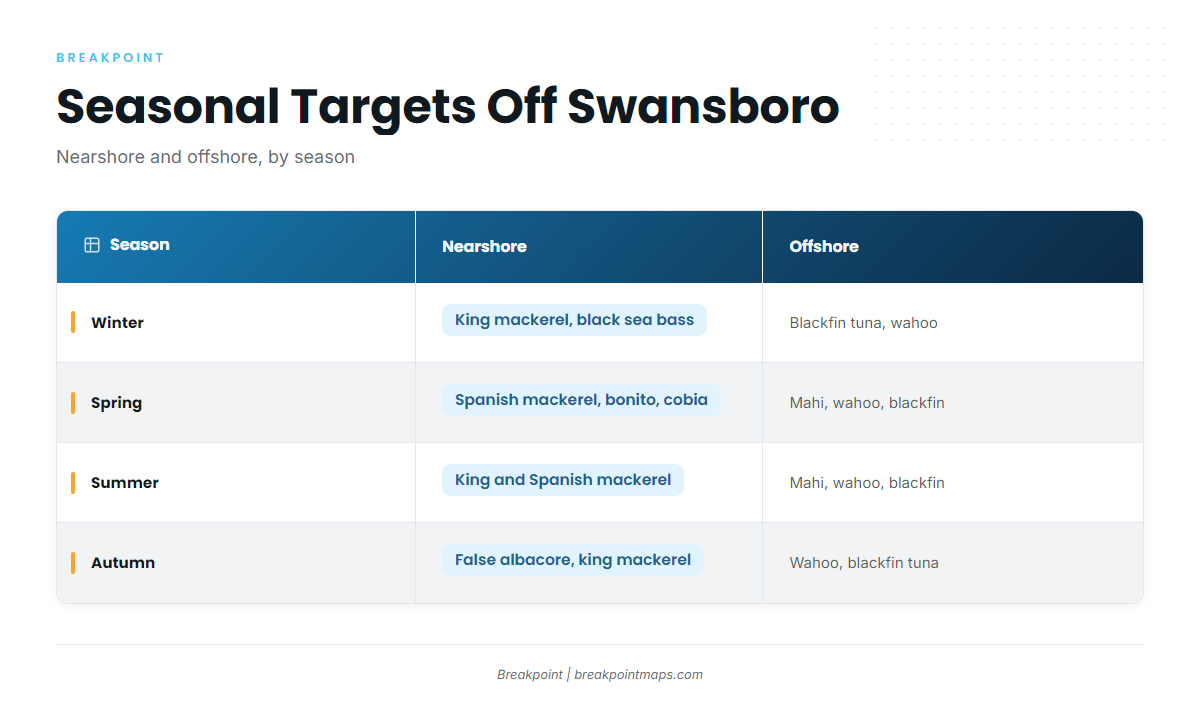 Fishing conditions (Swansboro)