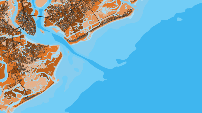 Illustration of Charleston, the largest fleet in the state, covering everything from nearshore reefs to the Gulf Stream.