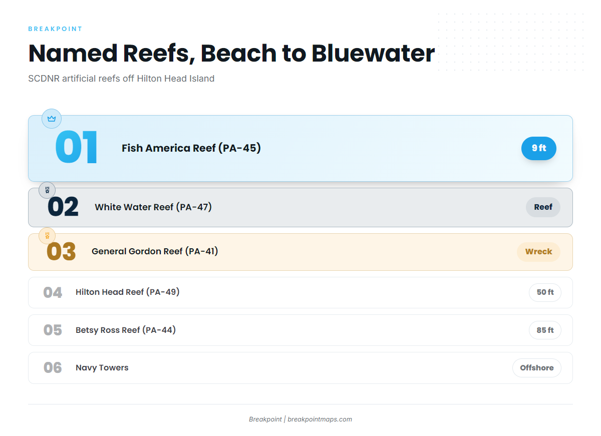 Fishing conditions (Hilton Head Island)