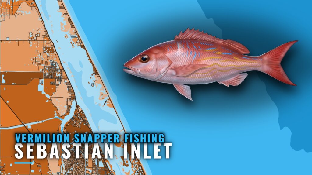 Vermilion snapper fishing out of Sebastian Inlet, by depth