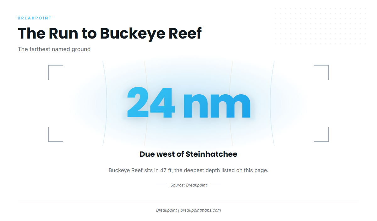 Buckeye Reef (Wahoo fishing out of Steinhatchee)