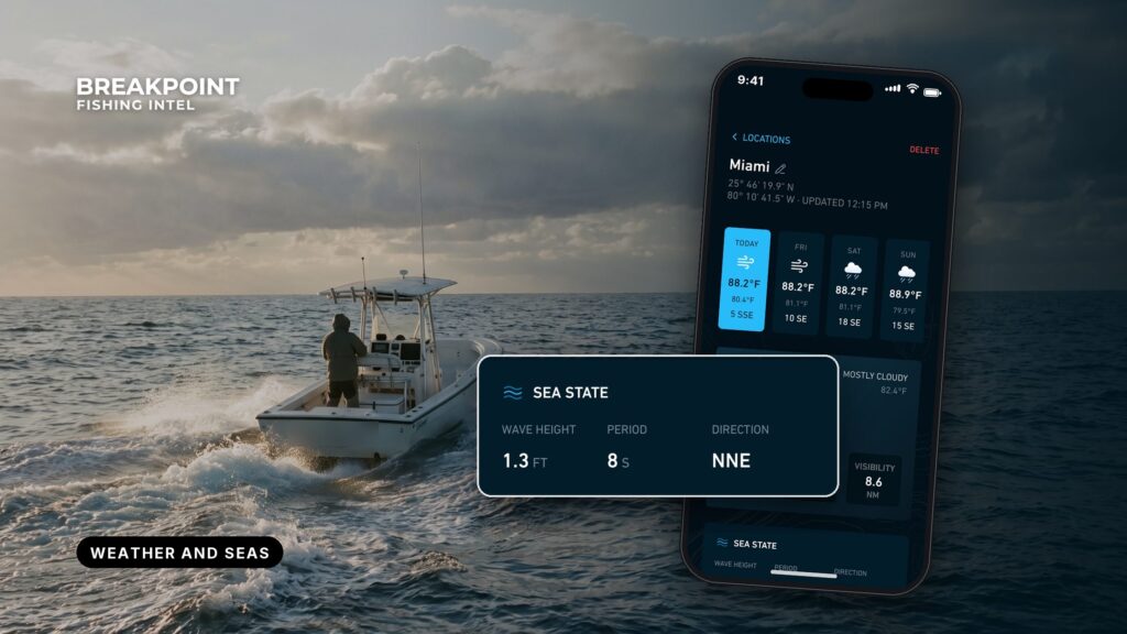 Weather, Waves and Tides for Offshore Anglers: What to Check
