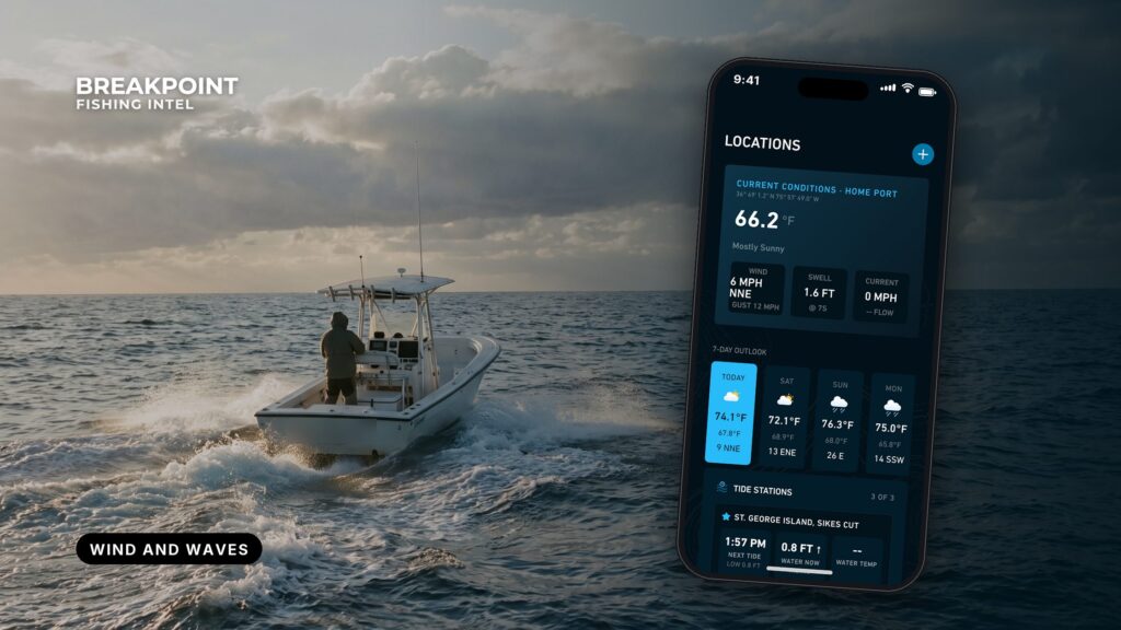 Reading Wind and Wave Forecasts for Offshore Trips