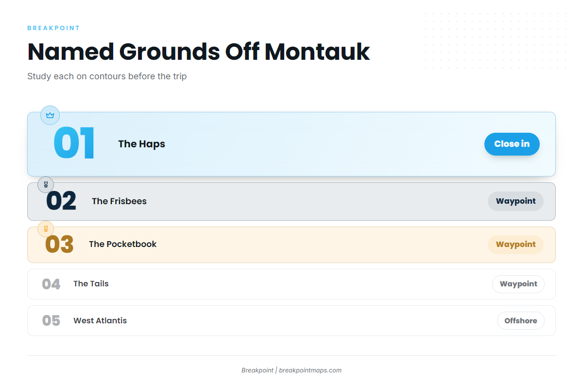 Grounds and structure off Montauk